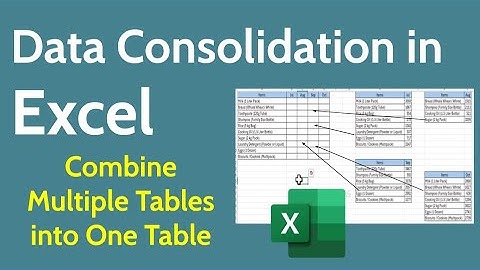 📊 Excel Data Consolidation Made Easy | Combine Multiple Tables FAST!