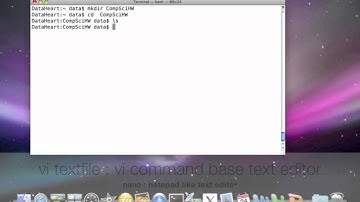 Mac OS X Basic Command Line Tutorial