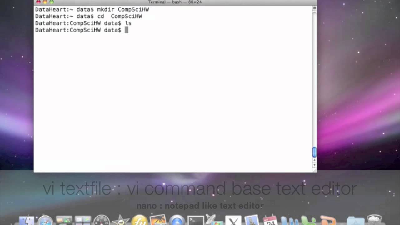 how to open notepad on mac in terminal