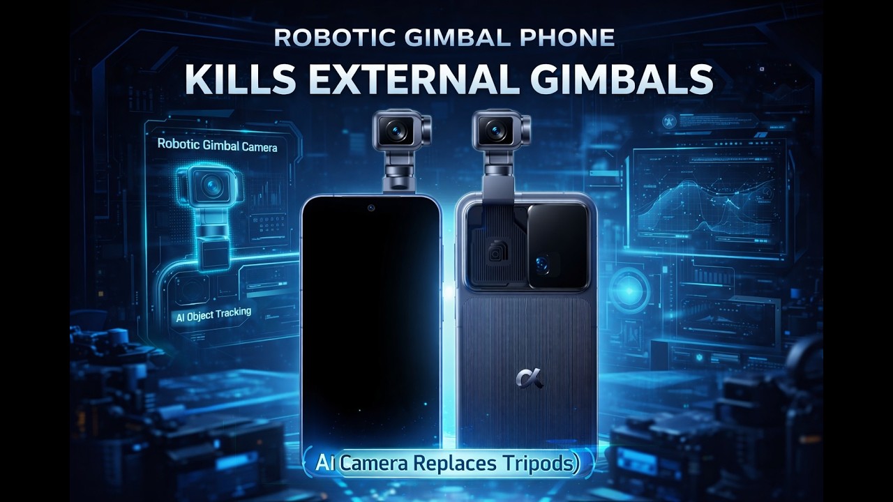 Robot Camera ပါတဲ့ Phone 😳 Tripod မလိုတော့ဘူး!