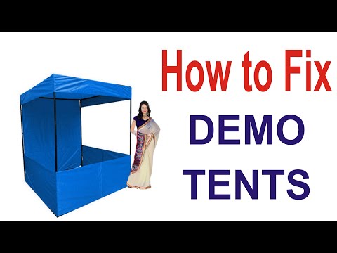 how to fix demo tent, how to install canopy tent tent installation video easy to open and close