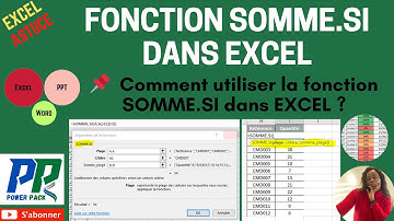 Excel : Comment utiliser la fonction SOMME.SI ?