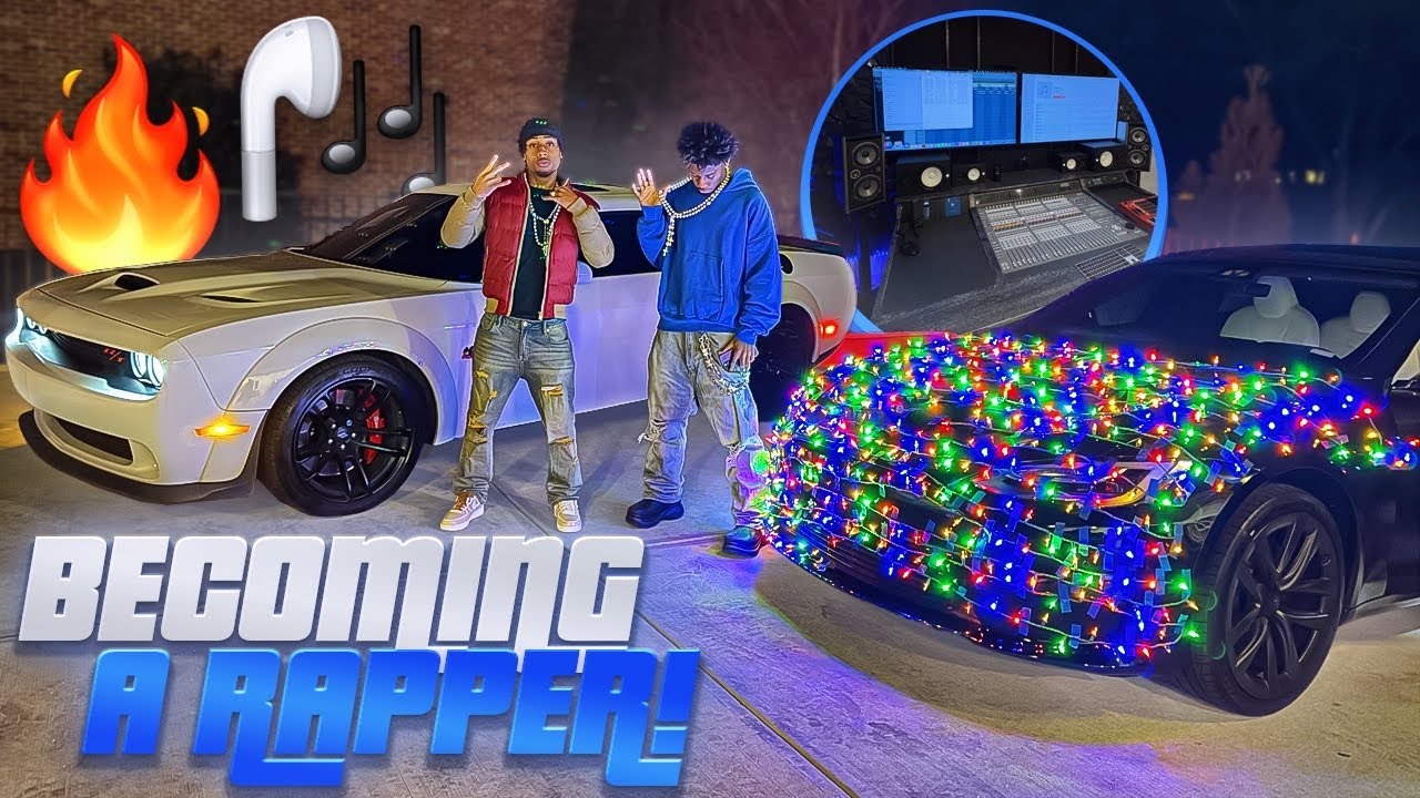 BECOMING A RAPPER FOR 24 HOURS😈 !! WE MADE A HIT ft ZAYSKII - YouTube