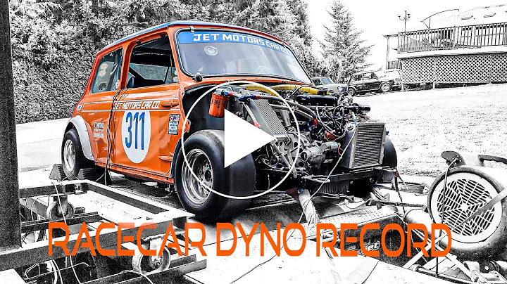 Classic Mini Cooper Race Car Dyno Pull HP Record at JET Motors!