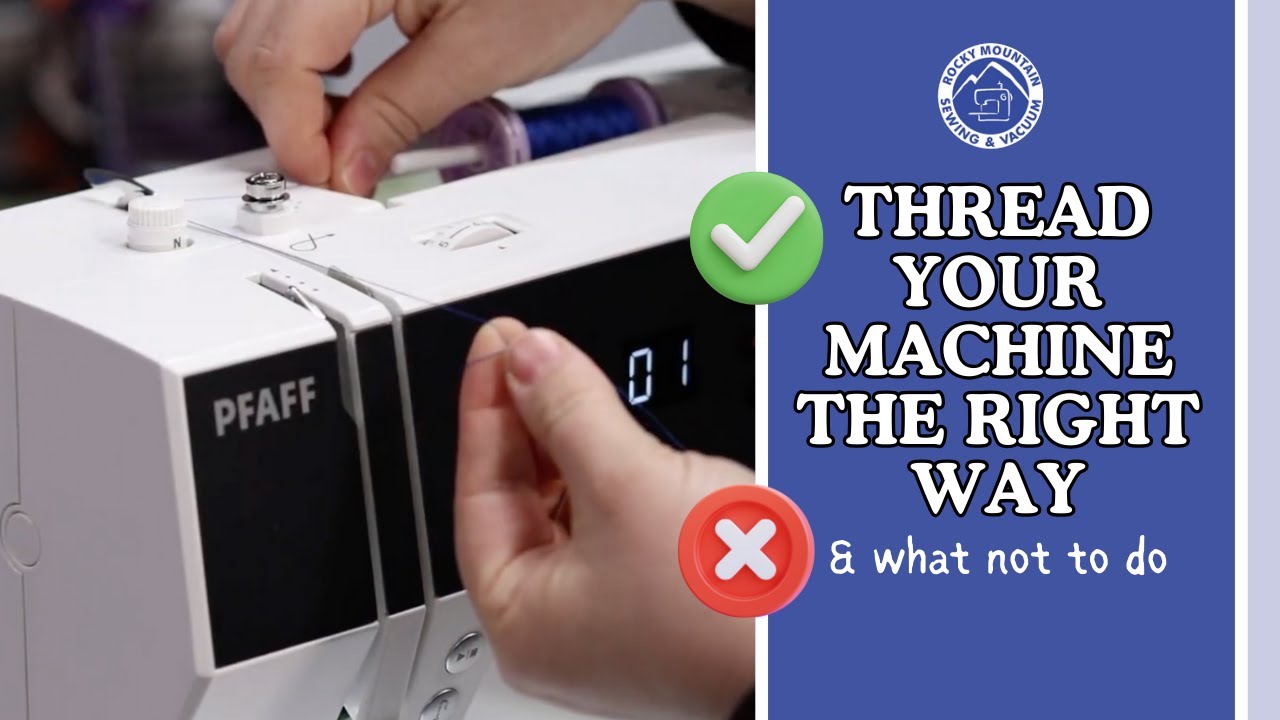 Как правильно заправить нить в швейную машинку | Пошаговое руководство
