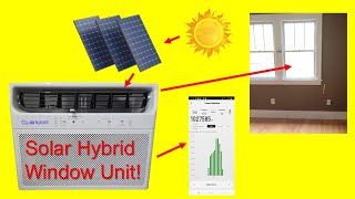 How to install the world's first solar hybrid window unit and connect the app and solar panels.
