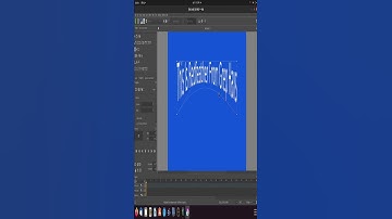 Krita Placing Curve In Text With Mesh