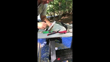 how to bend flashing with end dam for doors and windows