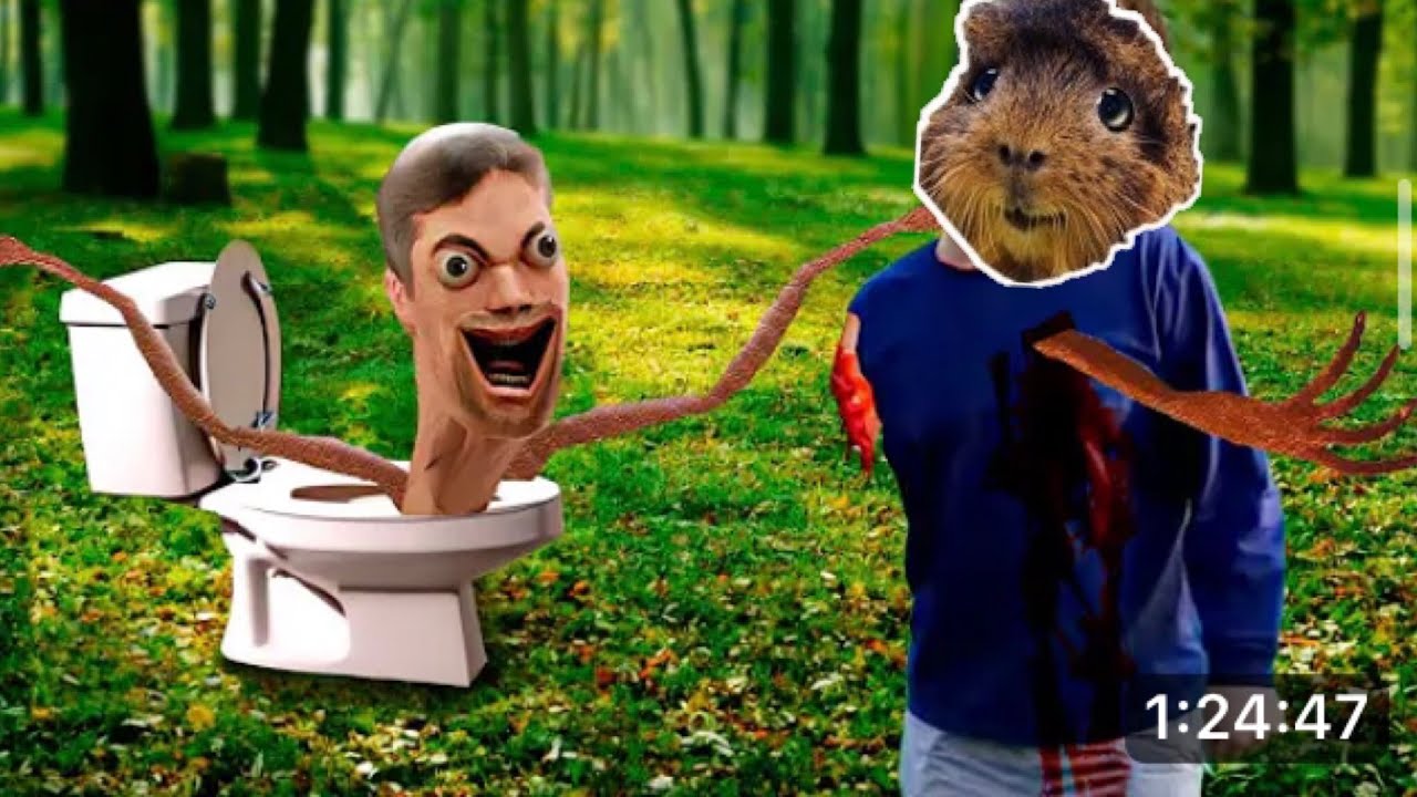 СКИНИДИ ТУАЛЕТ сожрал КУЗЮ в реальной жизни!!! Морская Свинка Бузя и ...