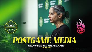Seattle Storm Postgame Press Conference | vs. Portland Fire | August 14, 2026