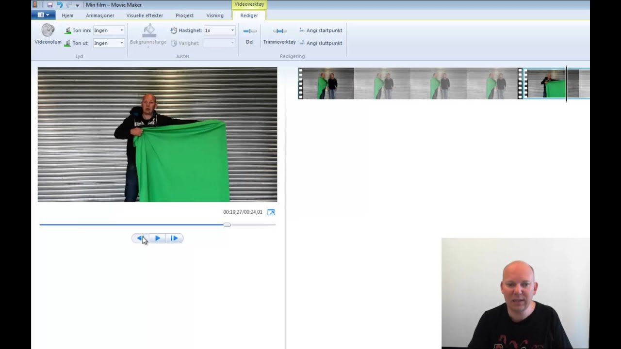 MovieMaker - Klipp og redigering