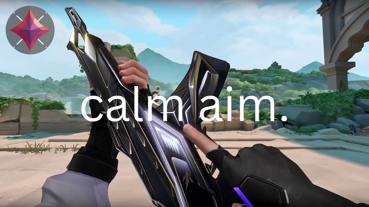 this is what CALM AIM looks like on console valorant. - YouTube