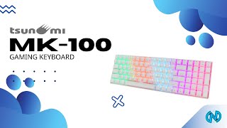 [REVIEW] Tsunami MK-100 Mechanical Keyboard | คีย์บอร์ดสีขาว Keycap แบบ Pudding สวยสุดๆ