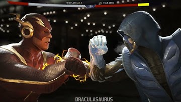 Injustice 2 - Flash vs Subzero - Fully smashed [4K] @draculasaurus_yt