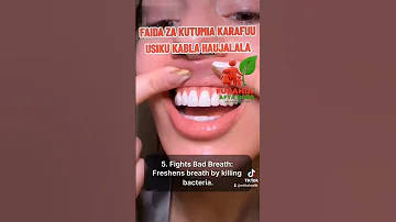 FAIDA ZA KUTUMIA KARAFUU USIKU KABLA YA KULALA 