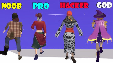 NOOB vs PRO vs HACKER vs GOD - Zodiac Run