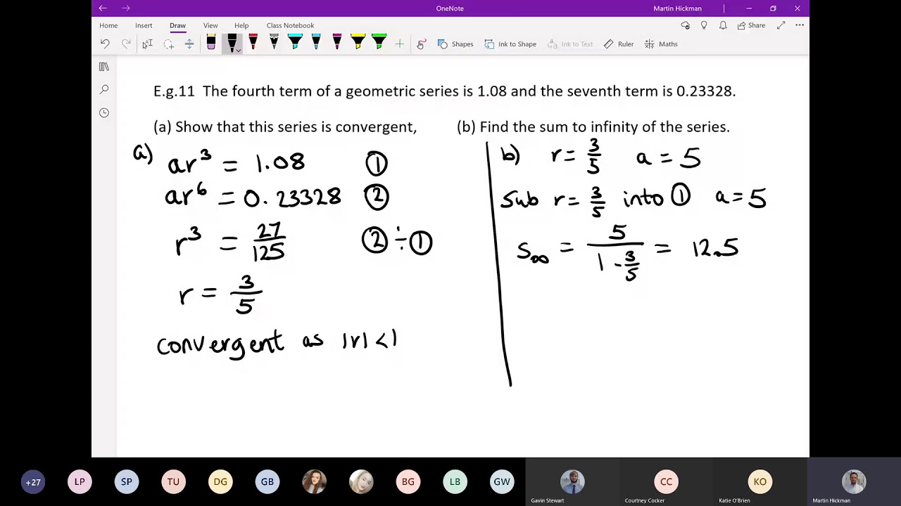 P10 - Lesson 5 - Divergent and Convergent Series - YouTube