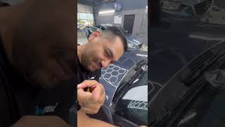 How to PPF a hood #like #automobile #reels #ppf #howto #fy #diy #toyota #fast #cars #protection #fy