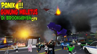Dahsyatnya Gunung Meletus di Brookhaven Animasi Roblox