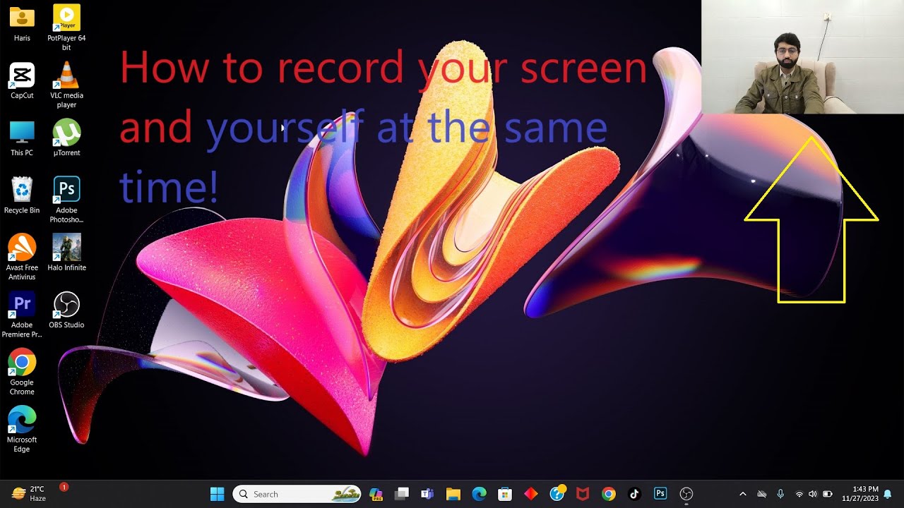 How to record your screen and yourself at the same time! YouTube