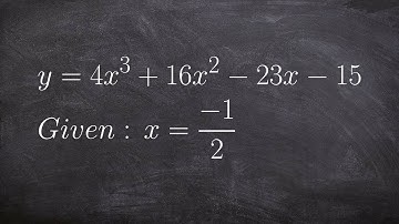 Find the Zeros of a Polynomial Given One Zero as a Fraction