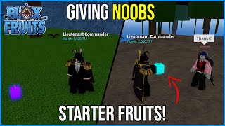 Giving Fruits To Noobs Before The Next Update [Blox Fruits]