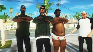 CJ les hace unas bromas pesadas a sus amigos (parte 2) GTA SA