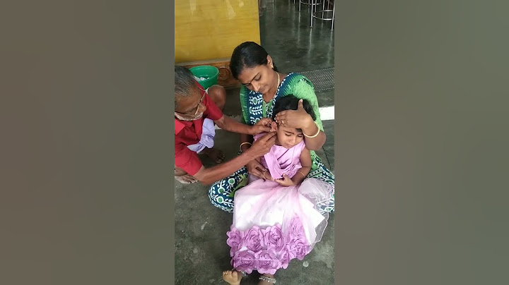 Ear piercing ceremony||அம்முவின் காது குத்து#shorts