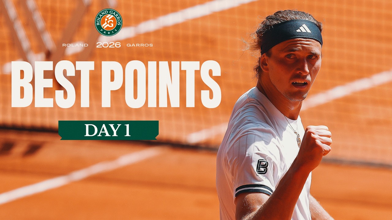 Best points of the day | Day 1 | Roland-Garros 2026