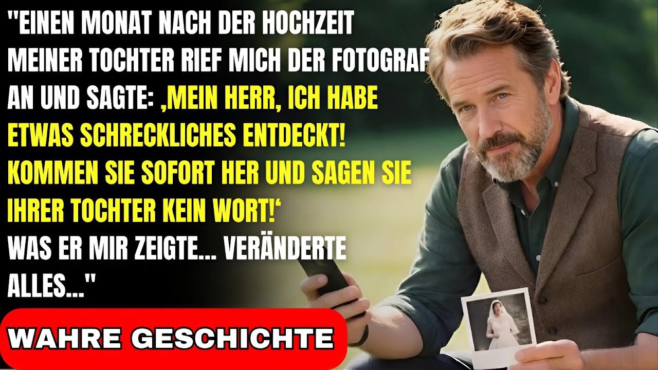 Der Fotograf rief an: Auf den Hochzeitsfotos hat er etwas sehr Beunruhigendes entdeckt...
