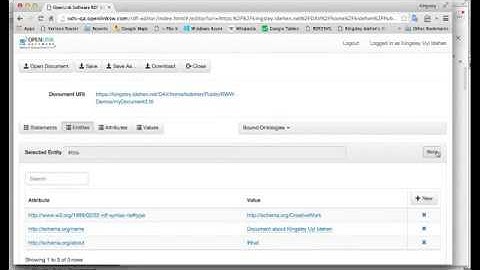 OpenLink RDF Editor Raw Cut