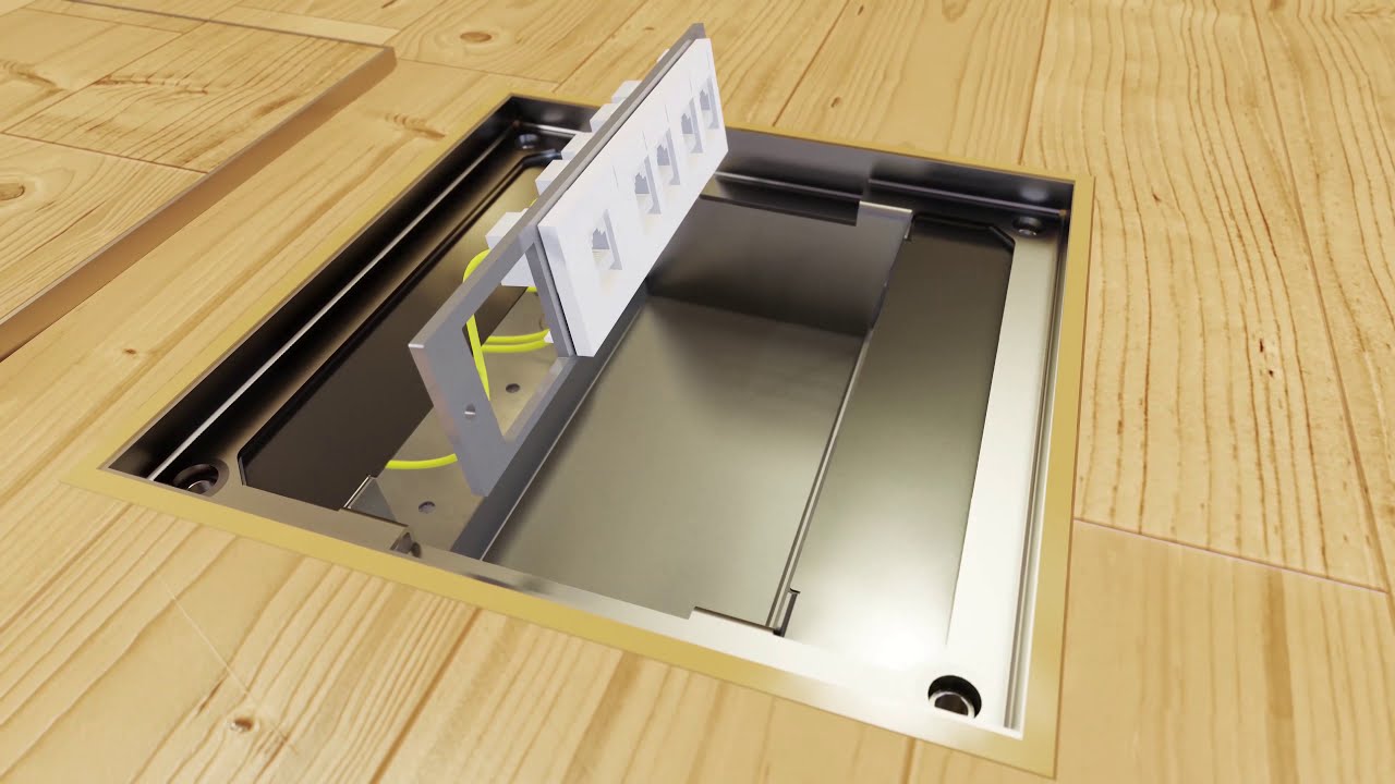 Electraplan 3D Animációs Videó - Padlódoboz Beszerelése - RajzfilmAnimáció.hu