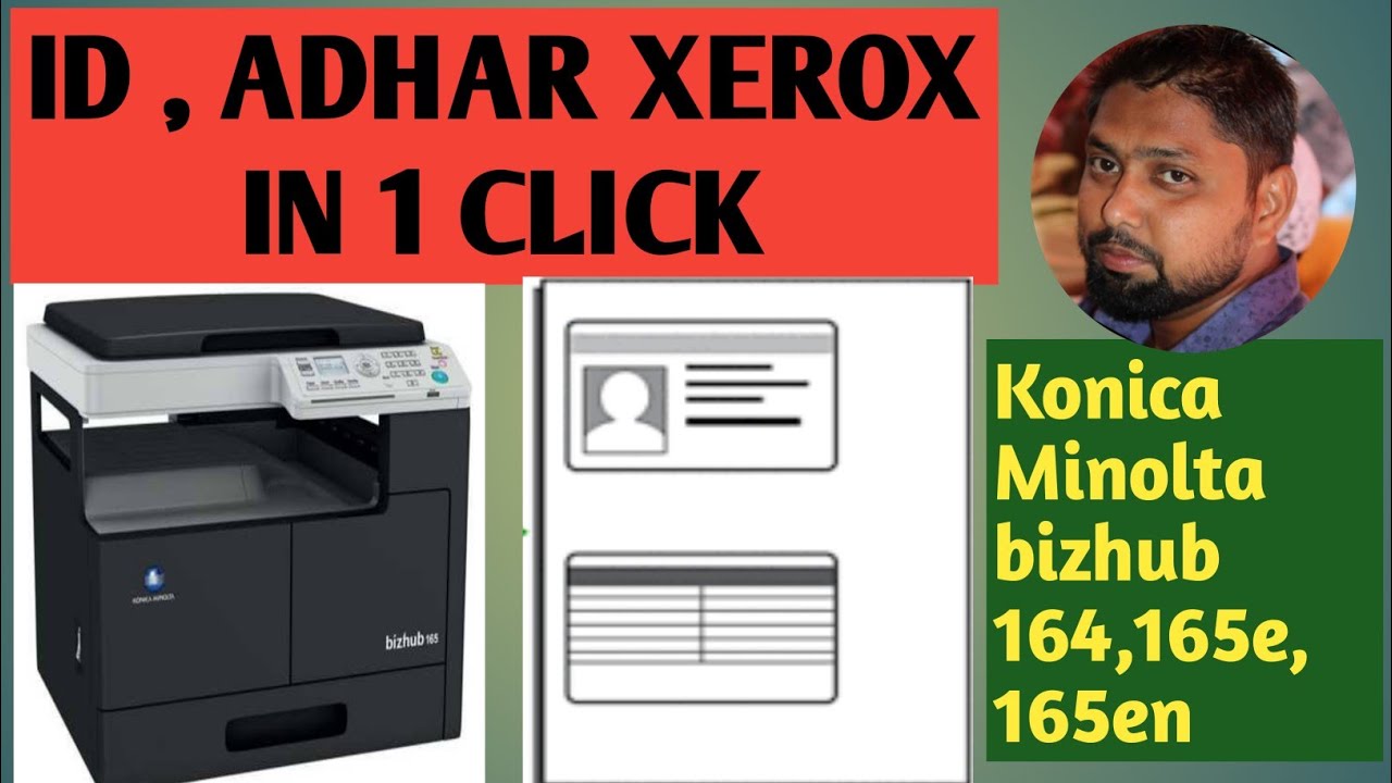 KONICA Minolta bizhub 164 id XEROX 