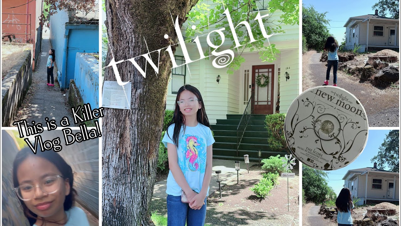 VISIT TWILIGHT LOCATIONS WITH ME! | BOOKSTORE,ALLEYWAY,BELLAS HOUSE