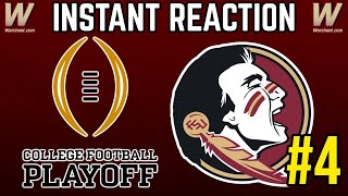 INSTANT REACTION | FSU Ranked #4 in First CFP Poll of 2023 | FSU Football | Warchant TV #FSU