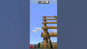 How To Make Floating Ladder🔥in Minecraftpe #shorts #minecraft