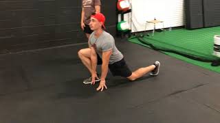 nancynewell.com Knee Hug to Spiderman with Hip Lift and Overhead Reach