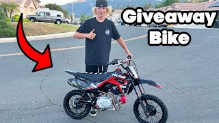 We Surprised Fan With A Honda 110 Dirt Bike!