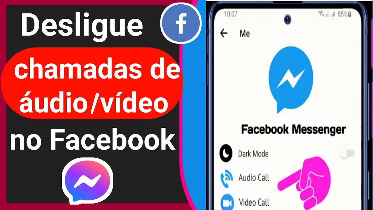 Como desligar chamadas de áudio e vídeo no Facebook Messenger