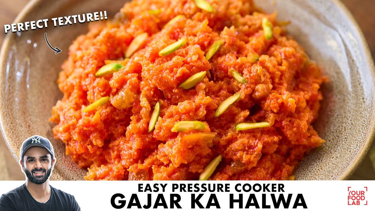 Gajar Ka Halwa Recipe in Pressure Cooker | कुकर में आसानी से बनाइये गाजर का हलवा | Chef Sanjoyt Keer