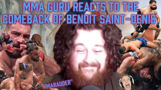mma guru reacts to the comeback of Benoit saint-denis 