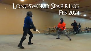Longsword Sparring - Feb 2024
