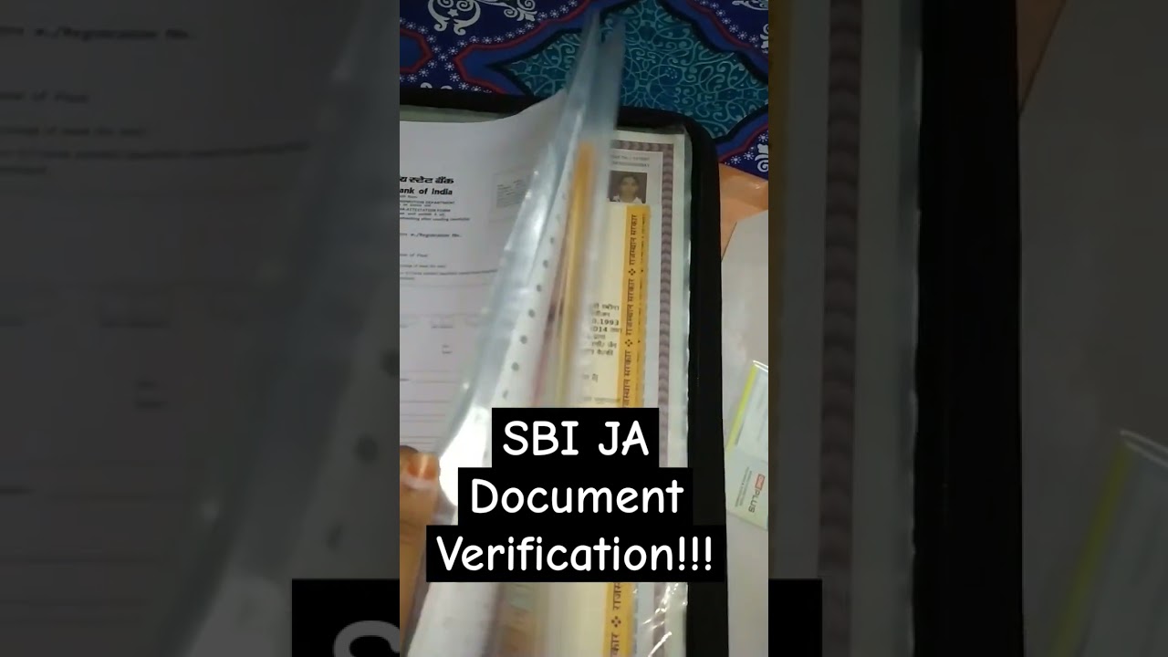 All set for SBI JA Document Verification✨| State Bank of India|🏆🏆🏆 