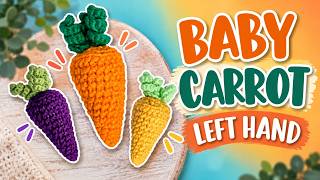 Amigurumi Easter Bunny Carrot | Easy Beginners Tutorial | Crochet Pattern PDF | Left Hand