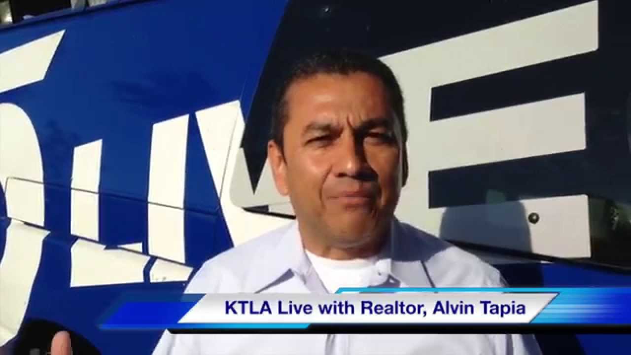 Realtor, Alvin Tapia, auditions for KTLA News - Alvin Tapia, SoCal Living