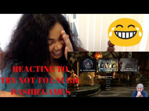 TRY NOT TO LAUGH: DASHIEGAMES (I CHANGED THE TITLE BC PEOPLE CAN'T CATCH SARCASM) REACTION