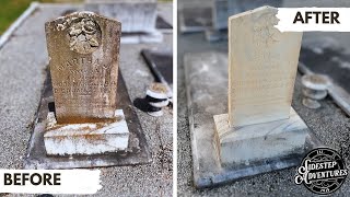 SATISFYING HEADSTONE CLEANING! (and D/2 vs Wet and Forget)