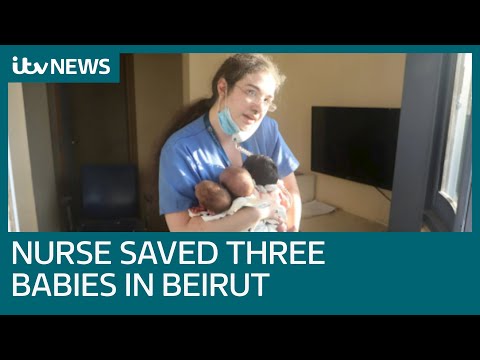 The nurse who saved three premature babies during the Beirut blast | ITV News