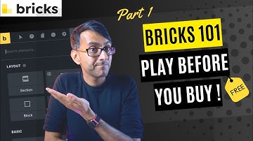 Bricks 101 - Play with it for Free before Buying - Bricks Builder Wordpress Tutorial - BricksBuilder