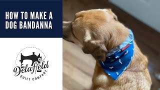 Sew Your Own Dog Bandanas (Super Easy DIY Tutorial)